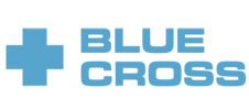Extended health insurance provider logo in its company colour